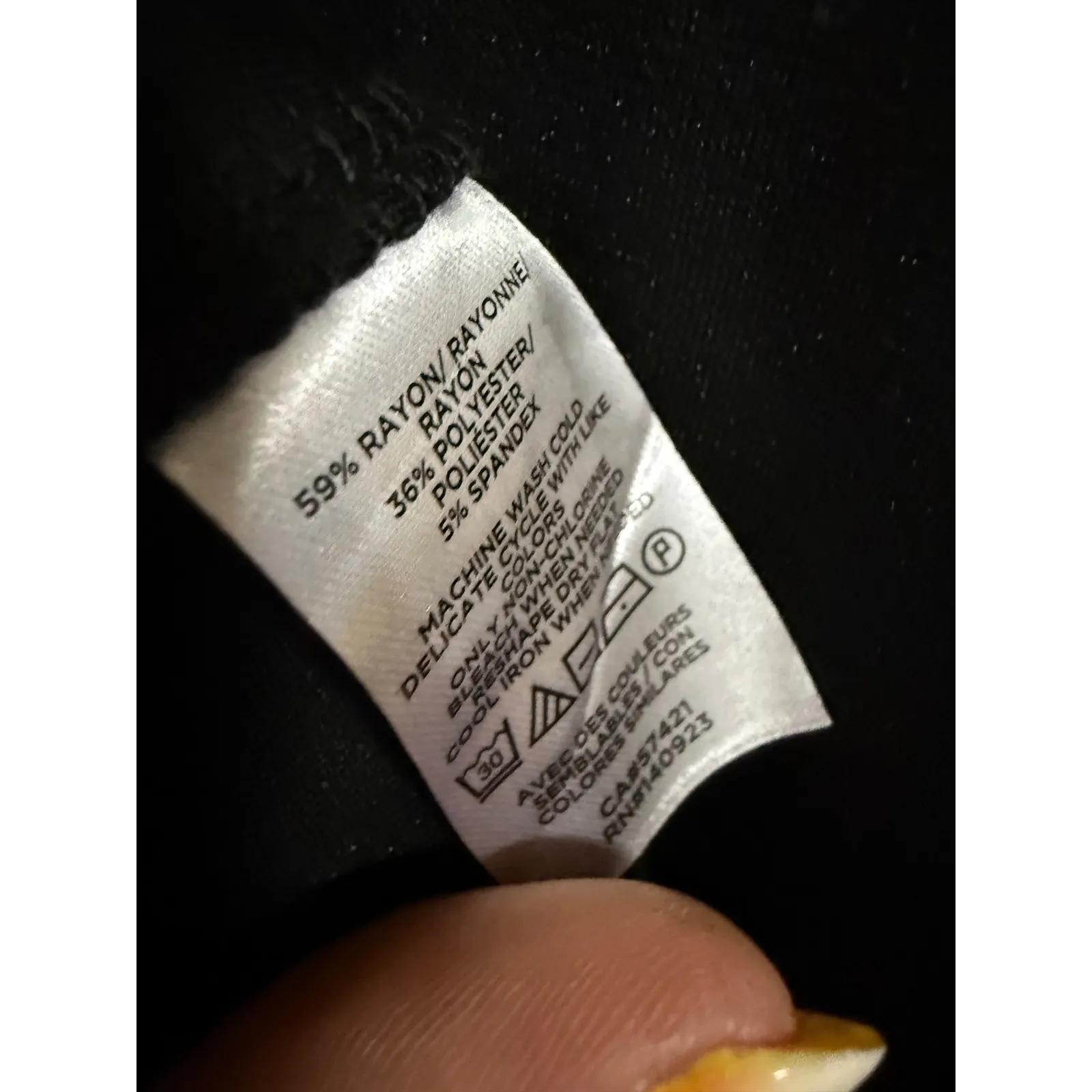 Loft Black Long Sleeve Shift Dress Business Casual Church Size XL Business - Image 6