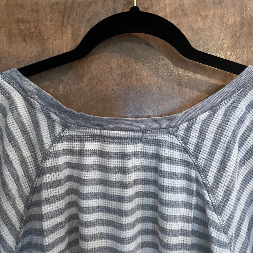 Women's PJ Salvage Grey/White Rayon Pullover Lounge Wear Top- Size: XL- - Image 5