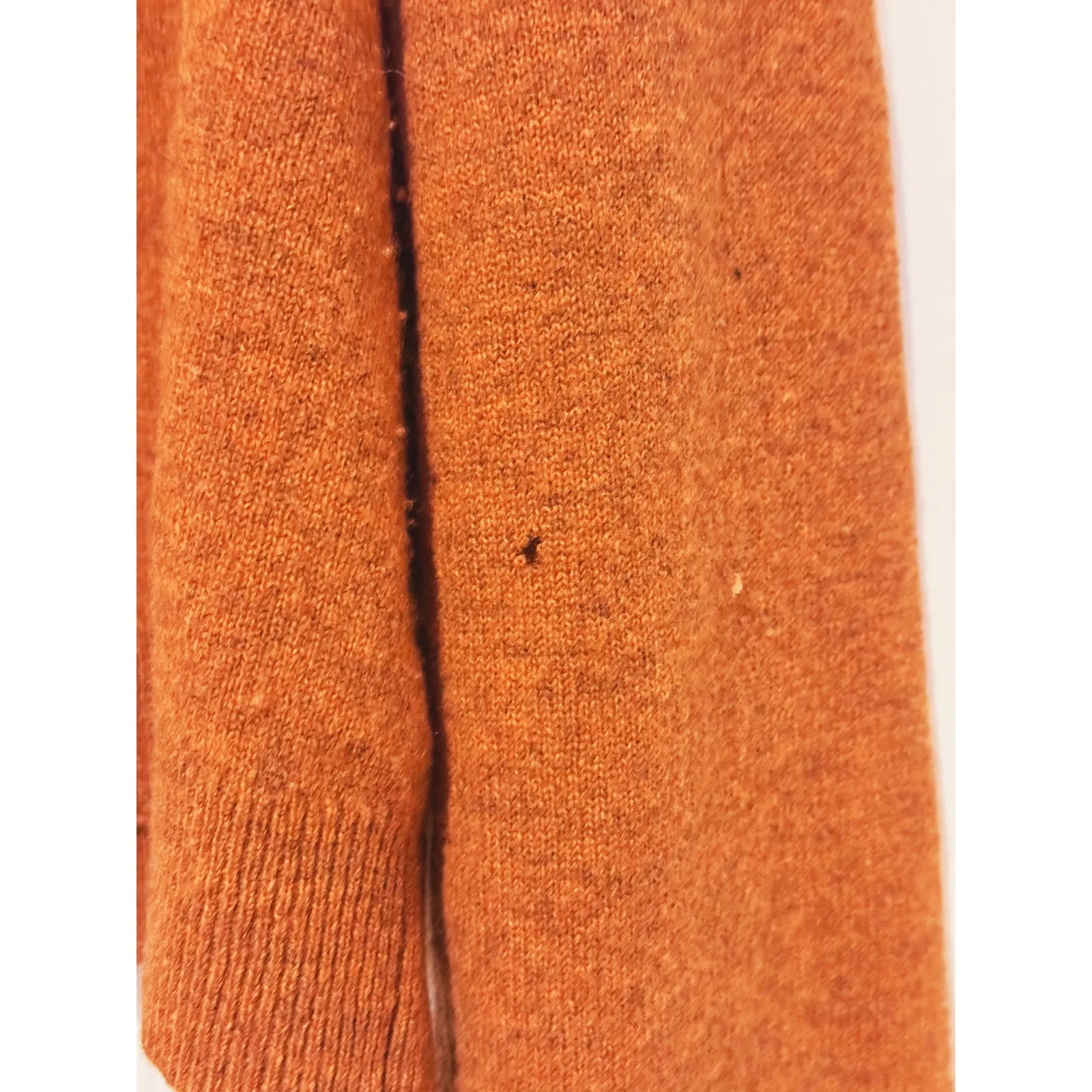 REMAIN Birger Christensen Quiet Luxury Wool Polo Jumper 8 Rust Brown Minimalist - Image 8