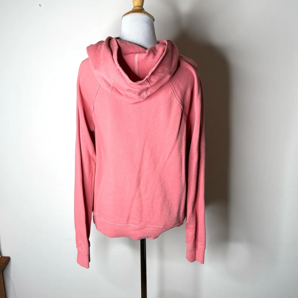Abercrombie Pink Logo Hoodie - Image 6