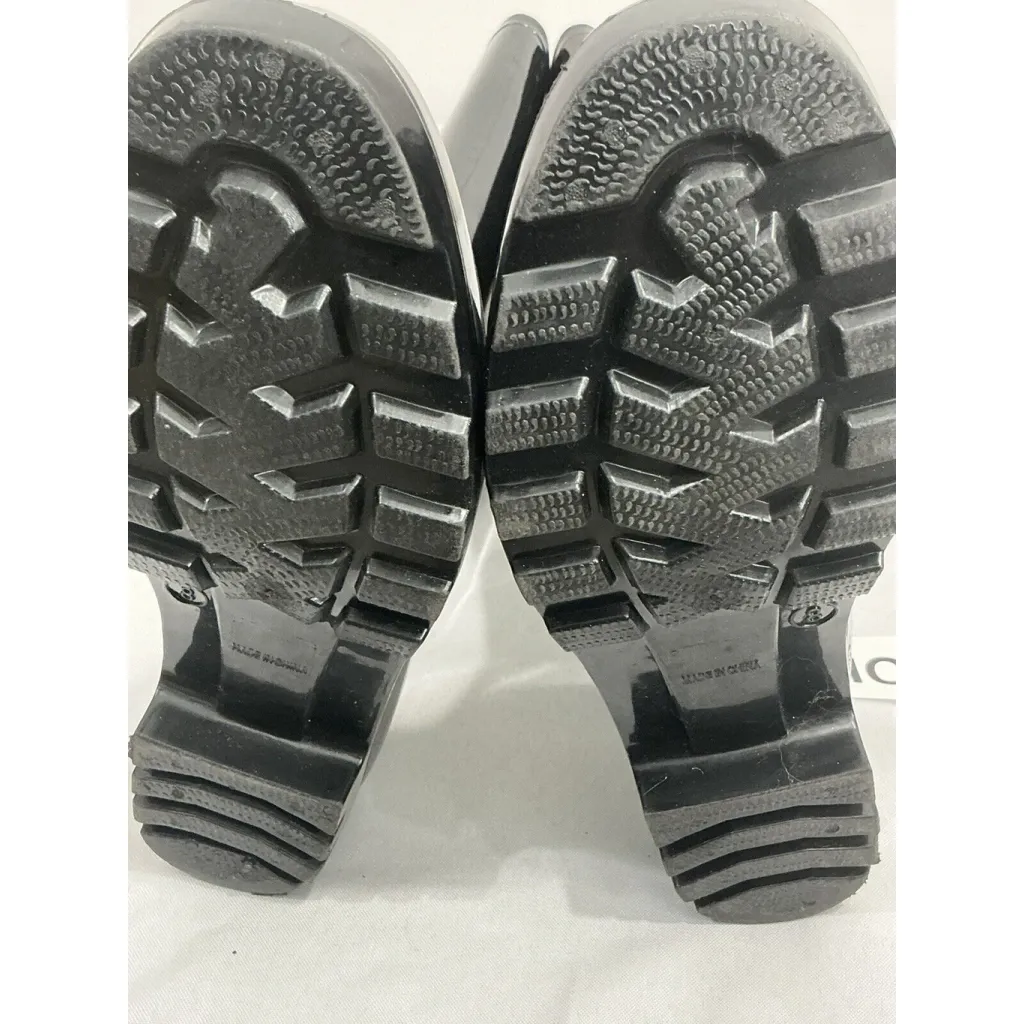 Womans Time & Tru Size 8 Pull On Black Rubber Tall Rain Boots NWOT - Image 8