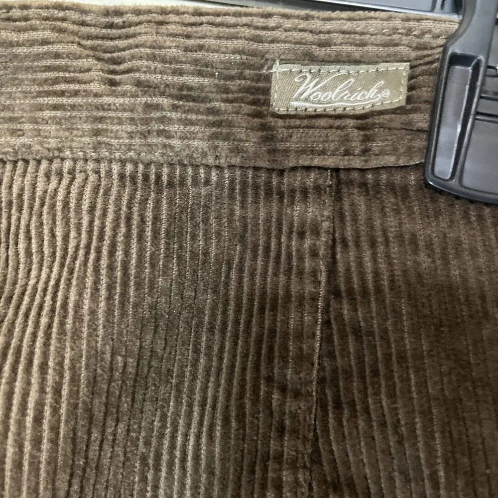 Woolrich  1964 Women’s Brown Corduroy Pants Loden Wide Leg High Waist Size 16 - Image 7