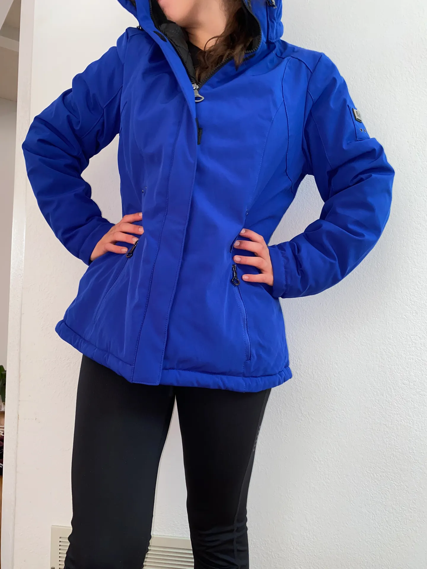 Winter Jacket Blue Size L - Image 2