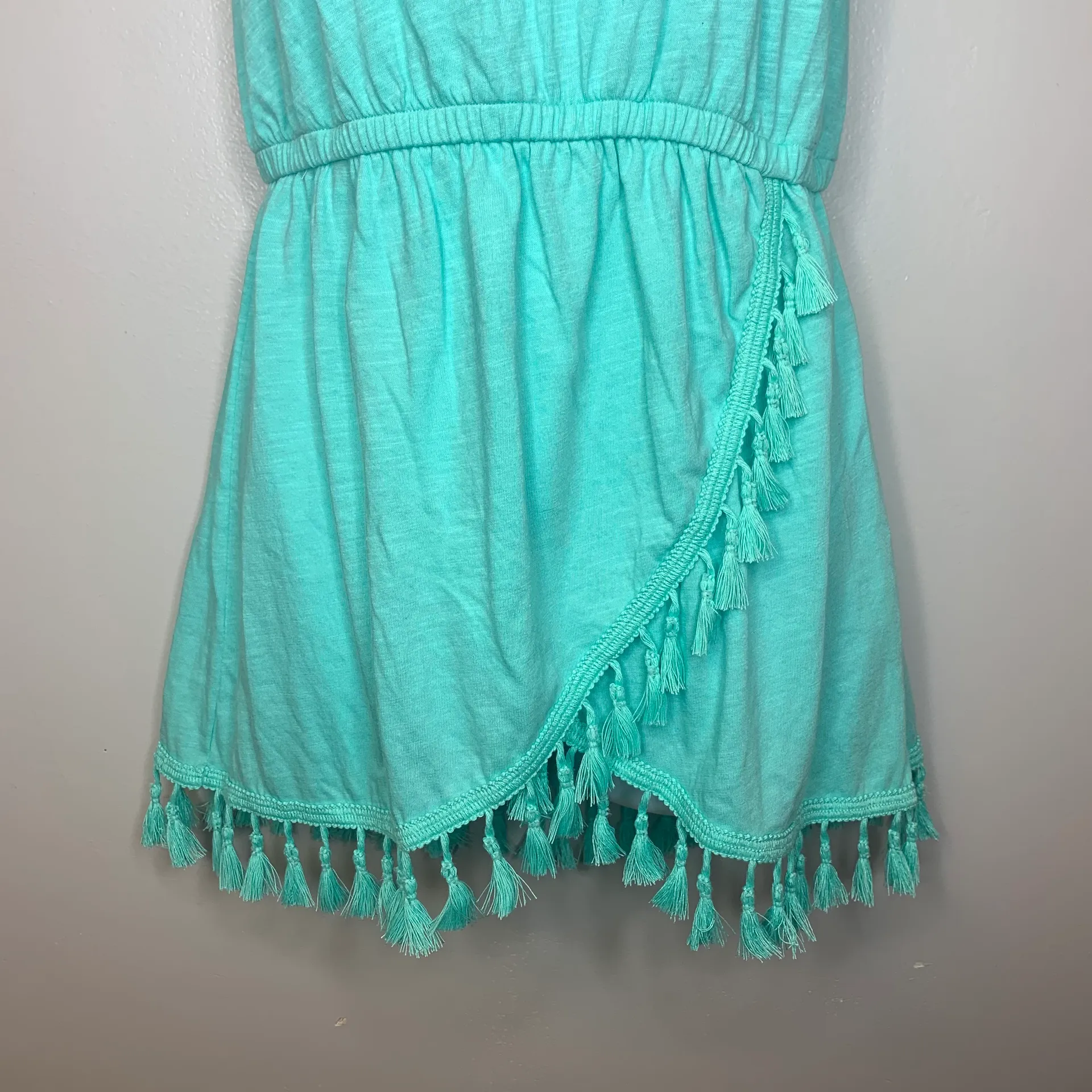 Victoria’s Secret Teal Tassel Swim Coverup Dress - Image 6