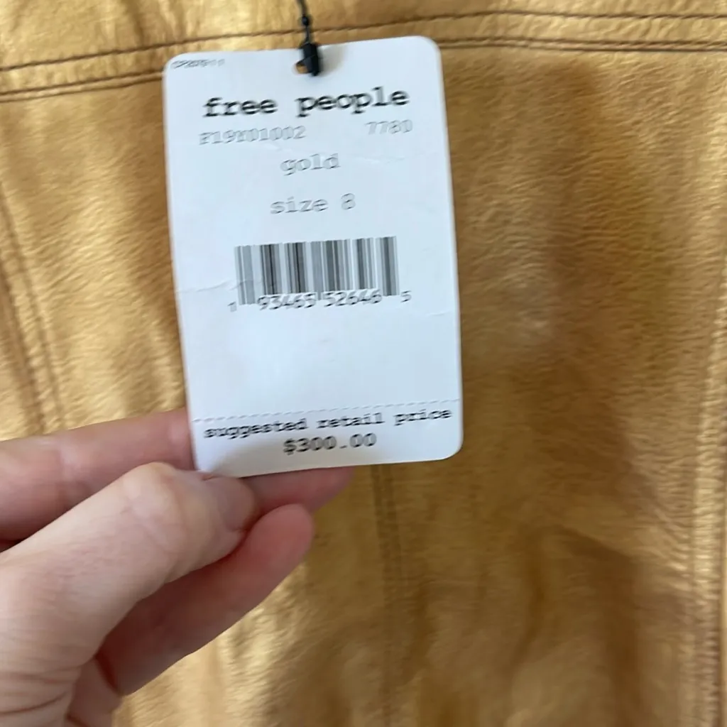 Free People Goldie‎ Cow Leather Mini Dress 8 - Image 5