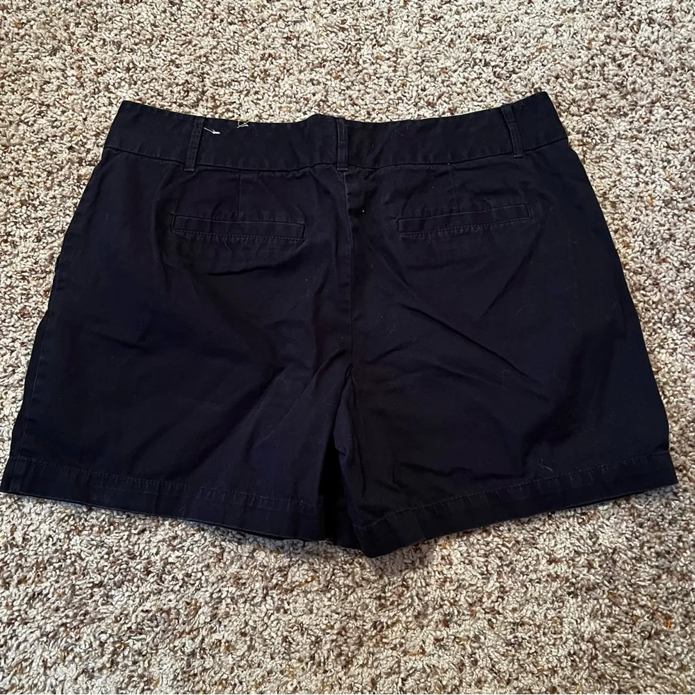 LOFT Women’s Black Shorts Tailored Cotton Blend - Image 3