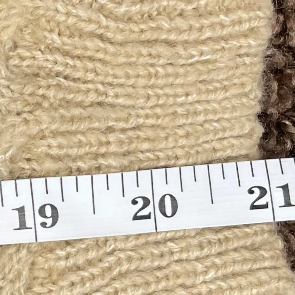 And Now This Women's Tan Silver Embellished Long Sleeve Sweater Cardigan XS - Image 9