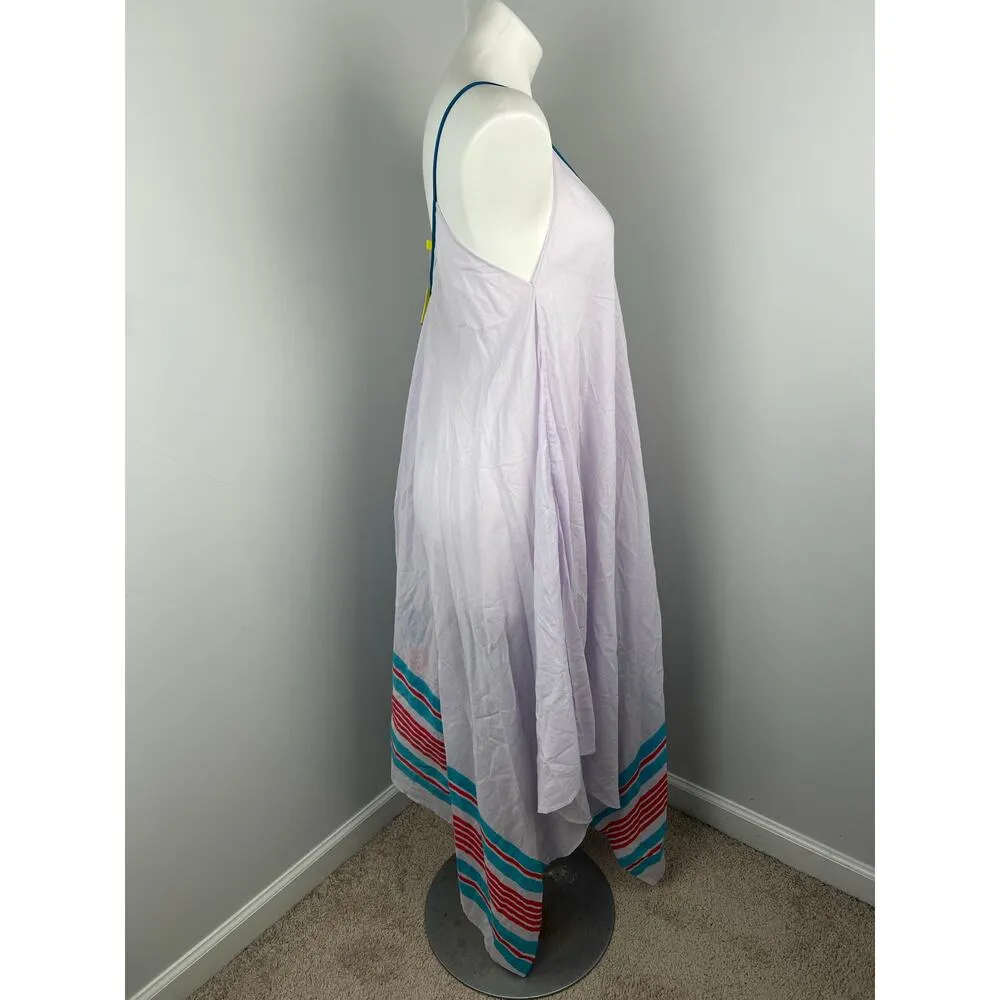 Roller Rabbit Fouta Lilac 100% Cotton Scarf Dress One Size Bohemian Flowy - Image 3