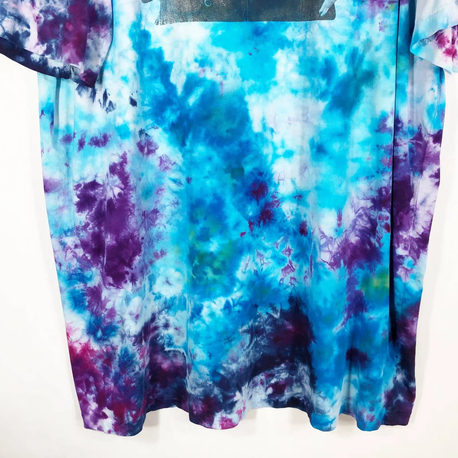 Hocus‎ Pocus XXL Tee Shirt Handmade Tie Dye Purple Blue Witches Graphic 1063 - Image 10