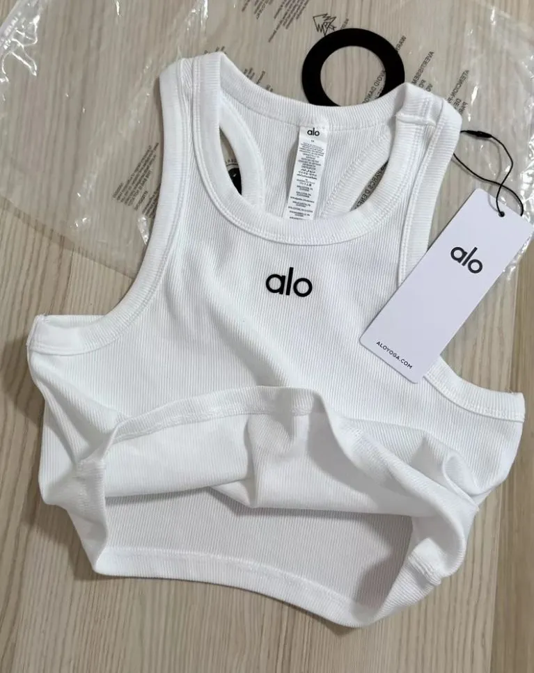 ALO YOGA white sports vest, size M Size M - $48 - From Camille