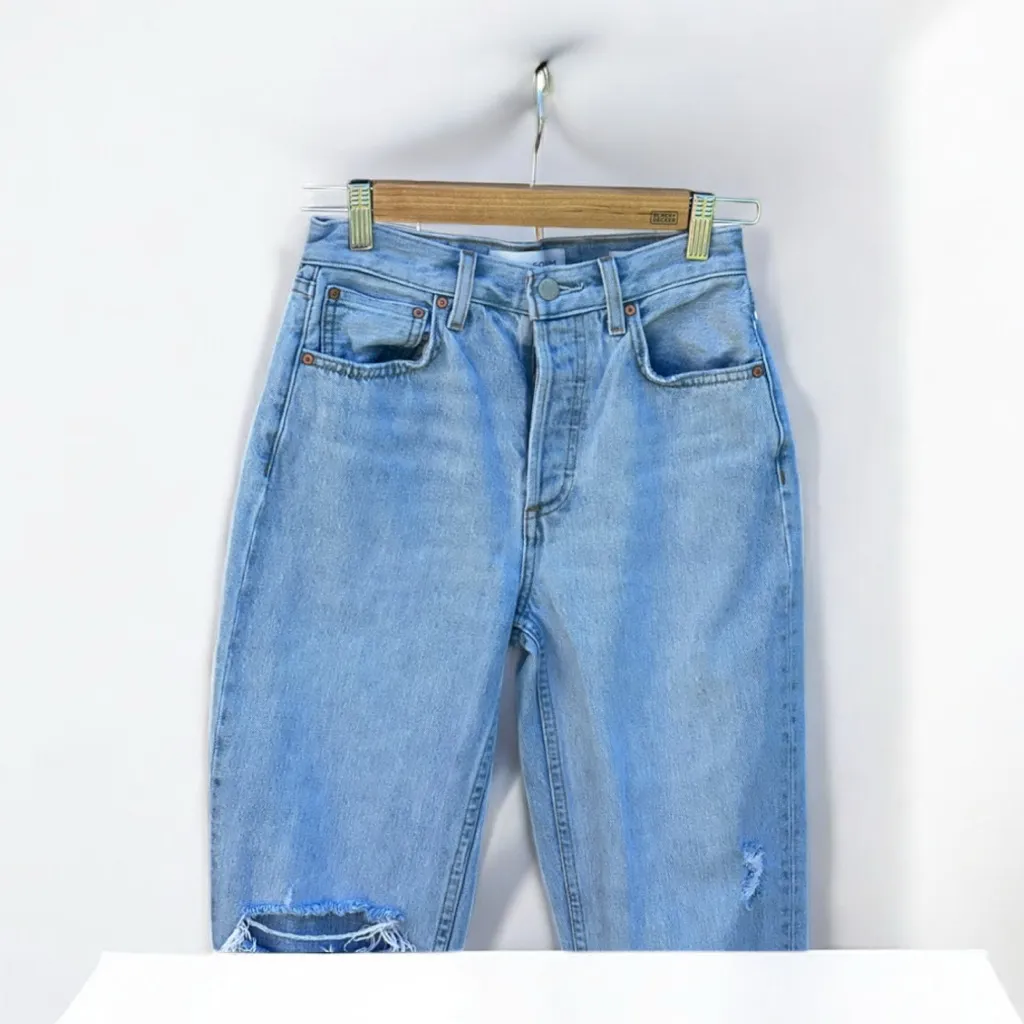 Denim Forum
The '90s Boyfriend Hi Loose 30 L Blue Size 24 - Image 4