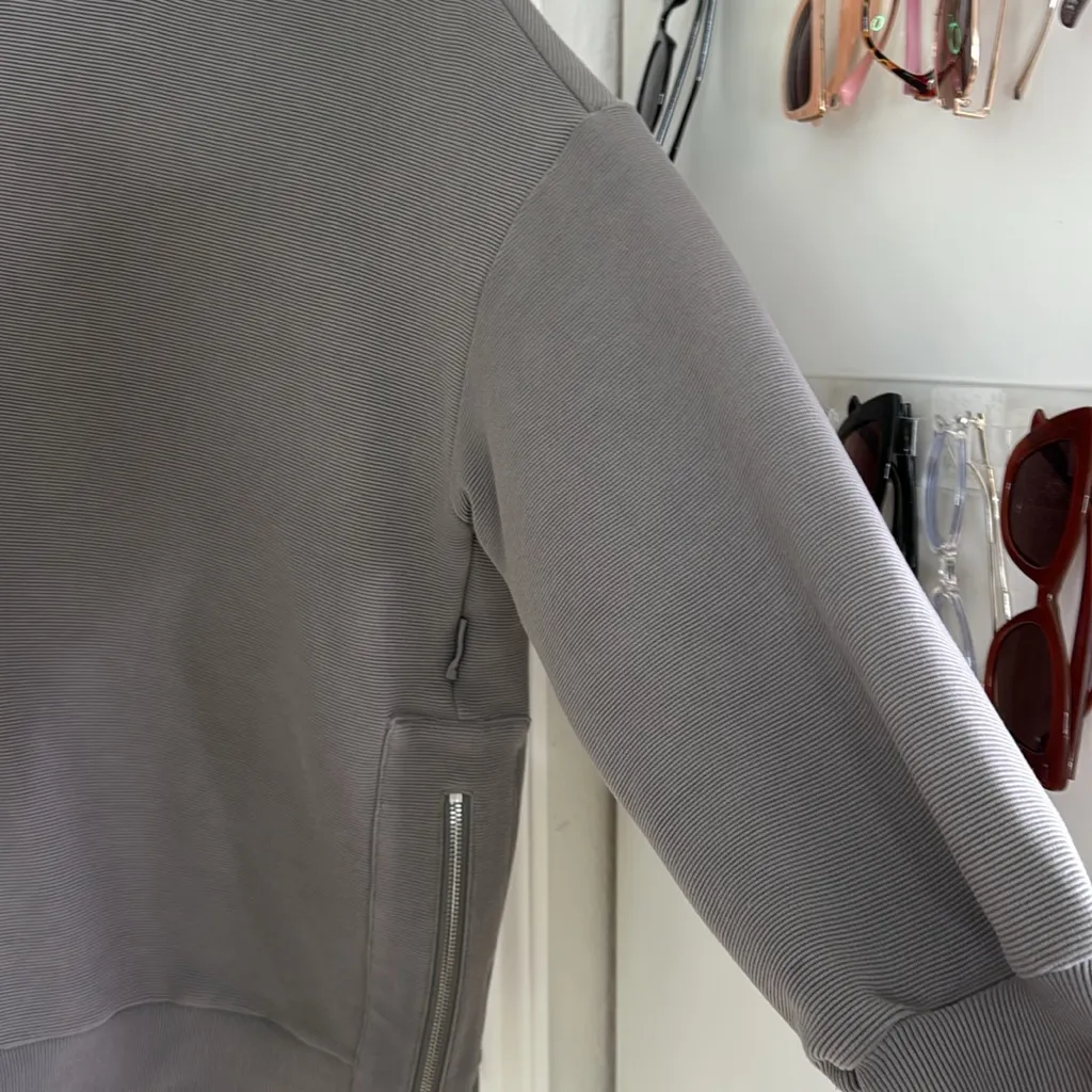 Varley Mae boyfriend sweatshirt in Ottoman - Image 3