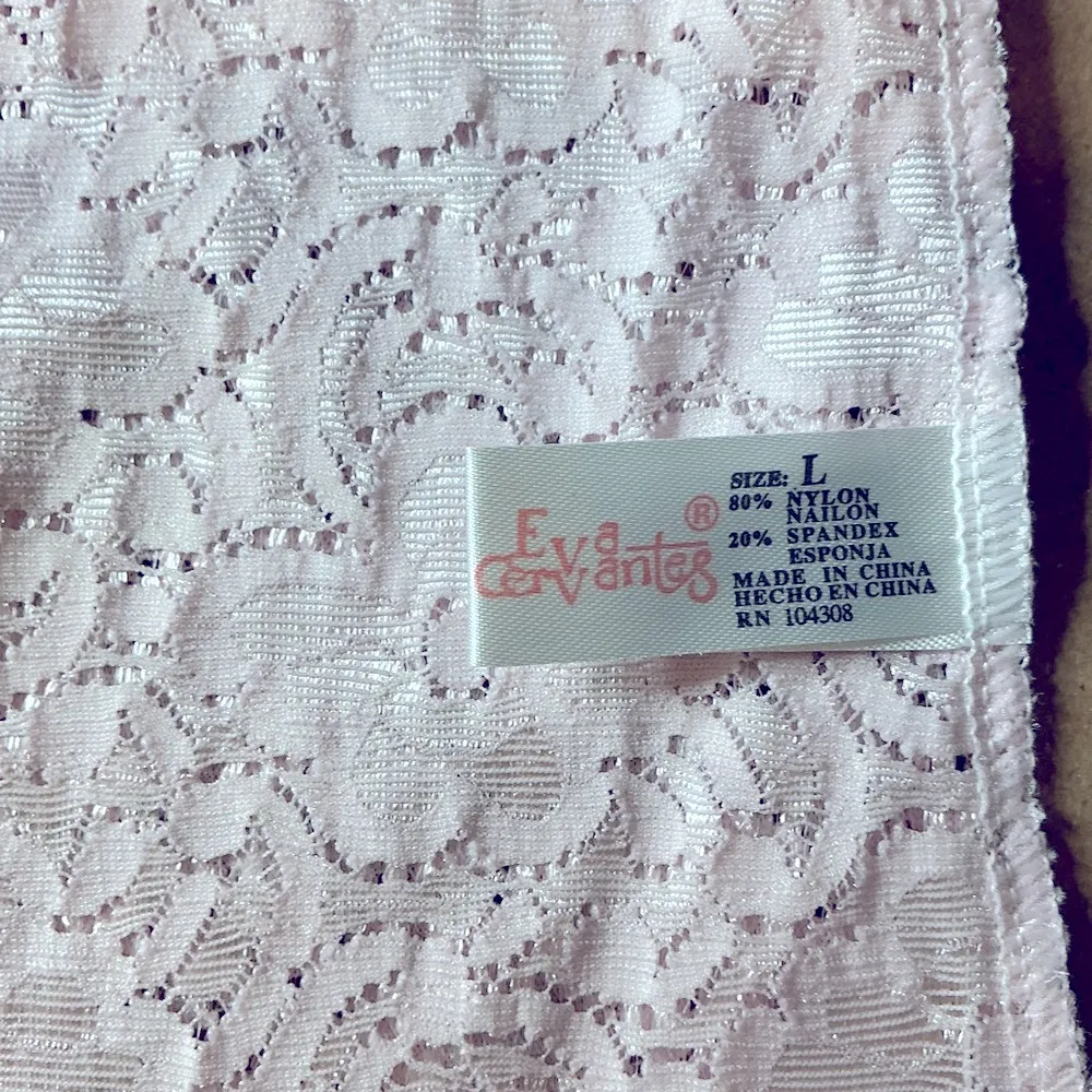 Vintage 90s, Eva Cervantes intimates Delicate Lace Camisole in Light Pink size L Size L - Image 4