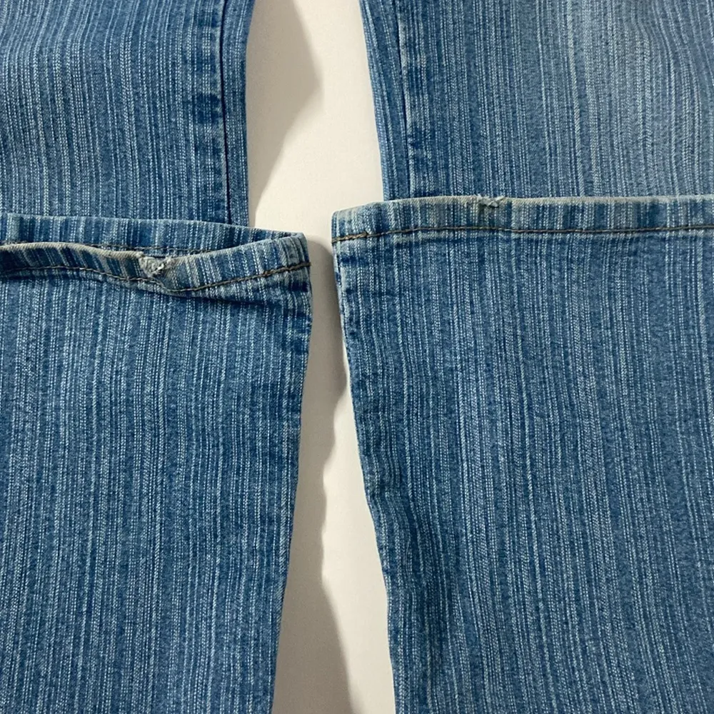 Vintage Z Cavaricci jeans size 5 cotton blend denim lined pattern lightweight Blue - Image 3