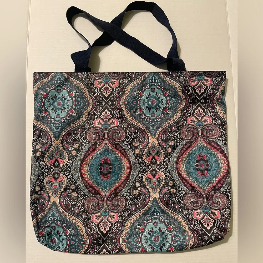 LeSportsac Foldable Compact Paisley Shopping Tote Bag - Image 9