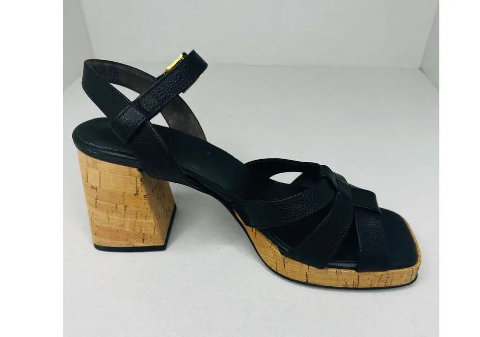 Paul Green Classic Tina Black retro sandal   size UK 4.5 / US 7 - Image 4