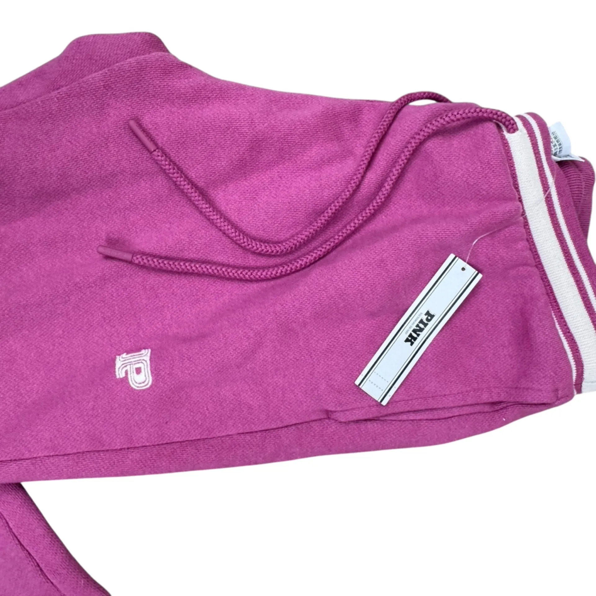 NWT PINK Victoria's Secret Ivy Fleece Flare Split Hem Classic Fit Sweatpants S - Image 5