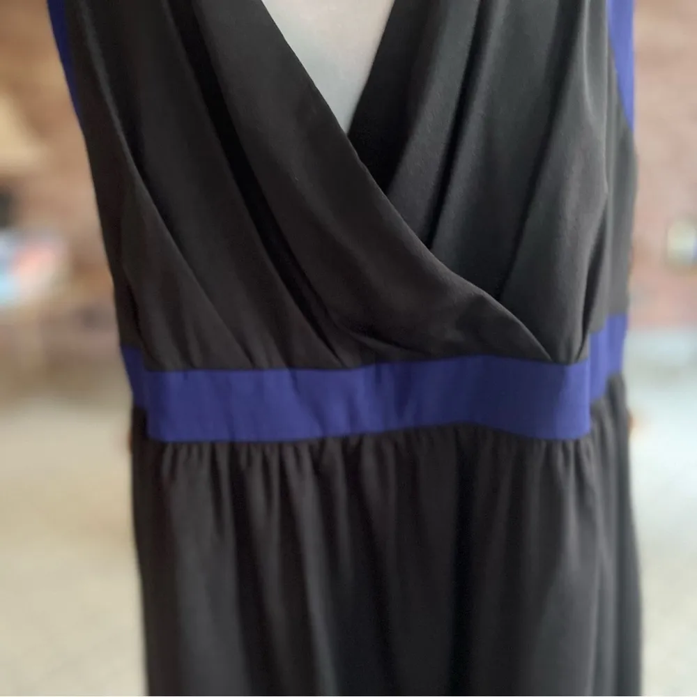 Torrid Dress Empire Waist Black Swing Tie Back Fit & Flare Sleeveless Party 24 - Image 7