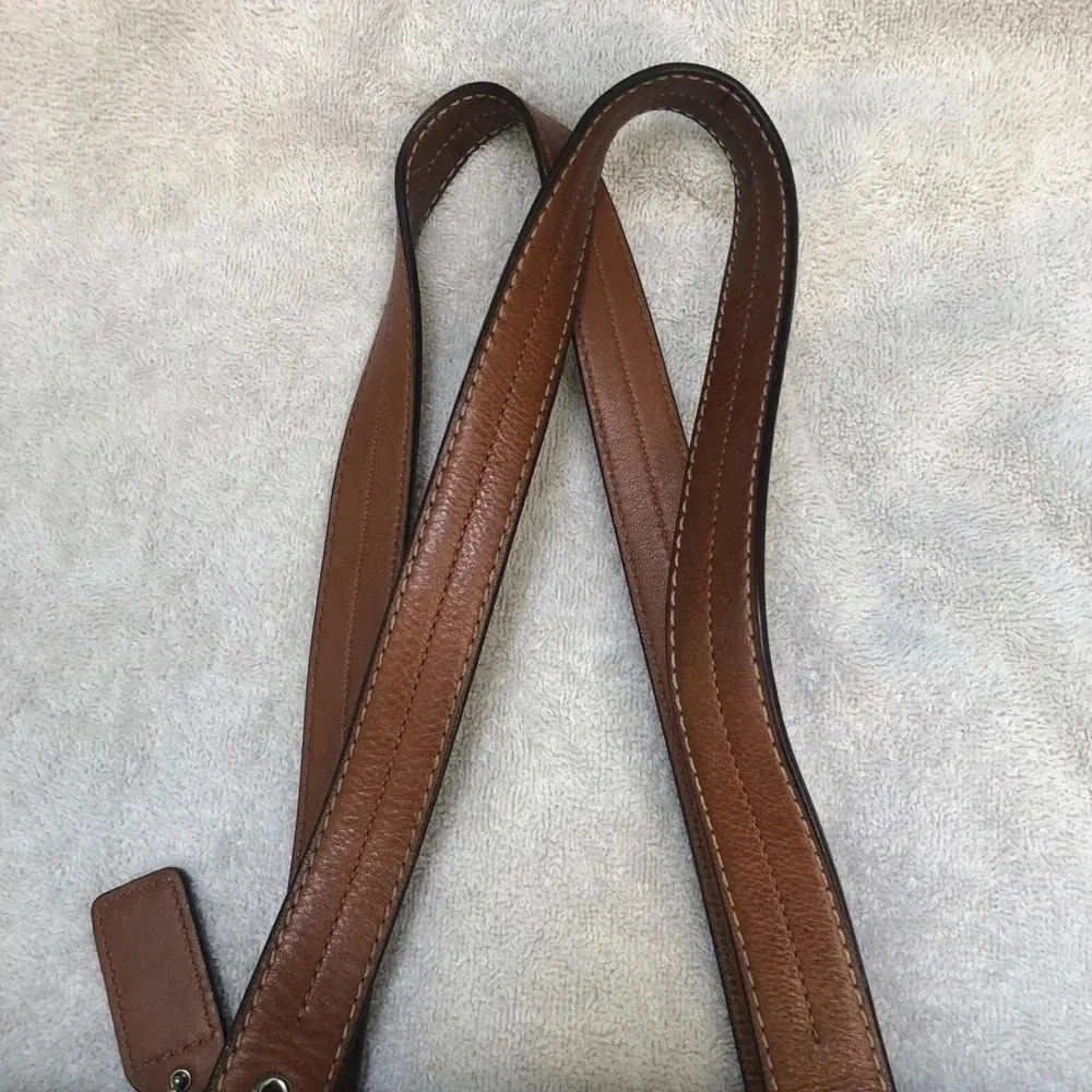 COACH HAMPTON LEATHER SATCHEL - Image 11