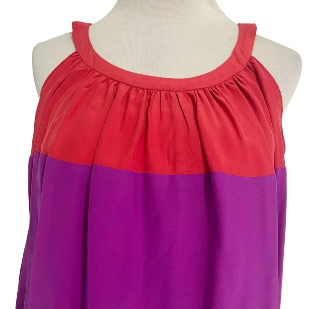 Alice & Trixie Size Small Silk Top Blouse Cold Shoulder - Image 2