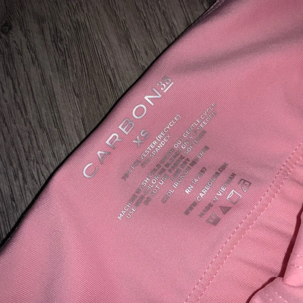 CARBON38 METALLIC SNAKESKIN CROPPED CAMI TANK TOP SPORTS BRA LIGHT PINK xsmall - Image 6