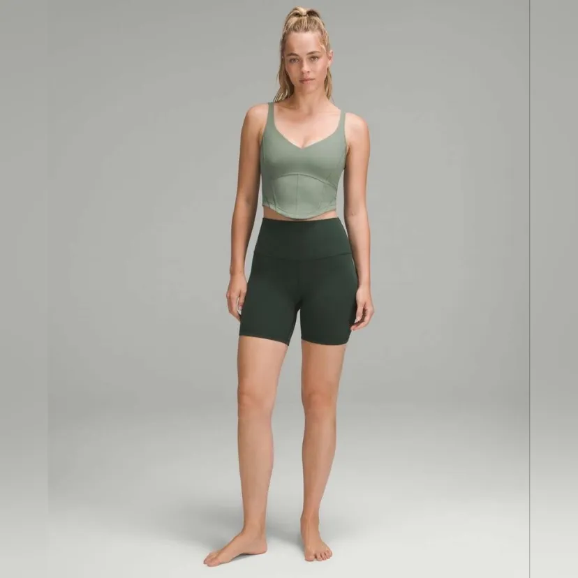 Lululemon align corset tank in grey eucalyptus 4 - Image 7