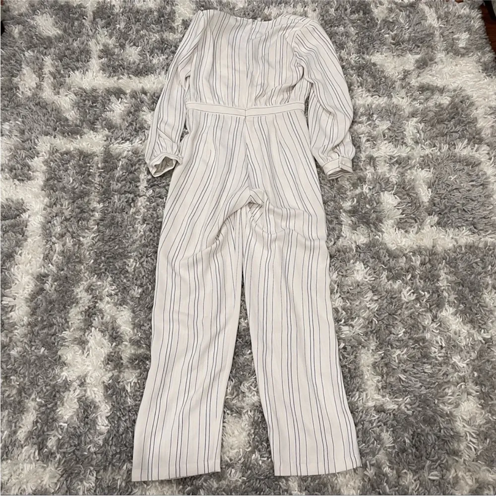 Lovers + Friends Plunge Neck Long Sleeve Jumpsuit Medium M - Image 7