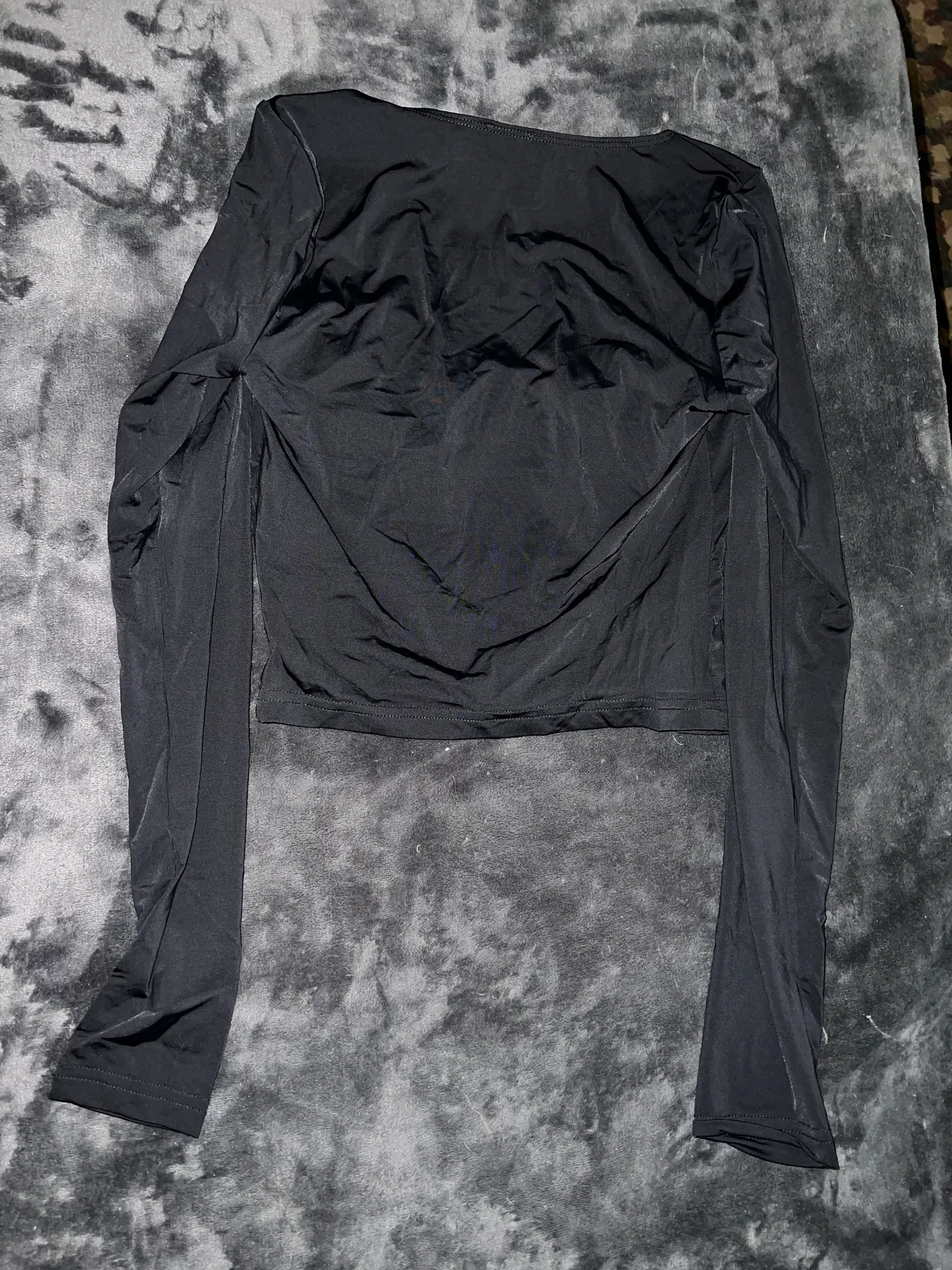 Candyce Long Sleeve Top in Black - Image 14