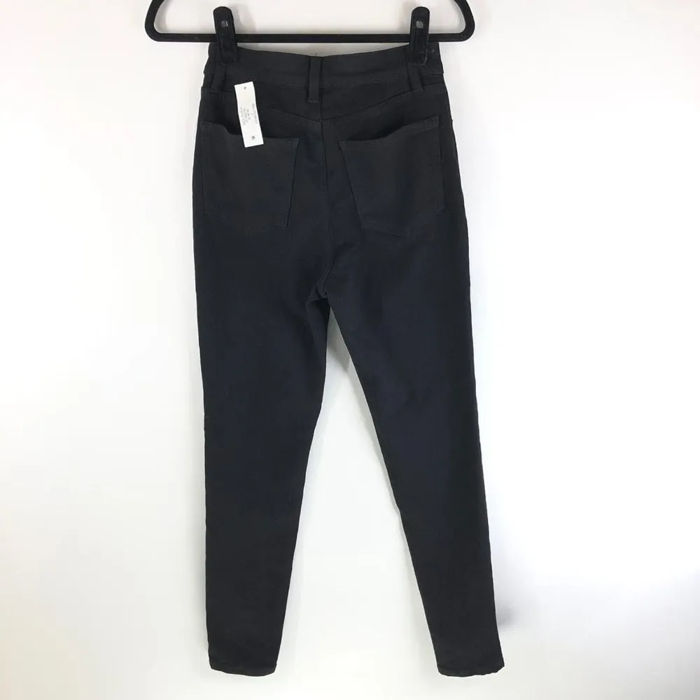 No Boundaries Juniors Hi Rise Skinny Jeans Stretch Black Size 7 - Image 2