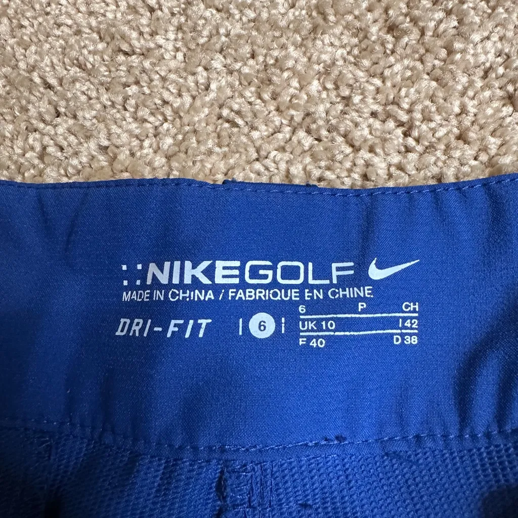 Nike Golf Dri-Fit Pants Blue Size 6 - Image 3