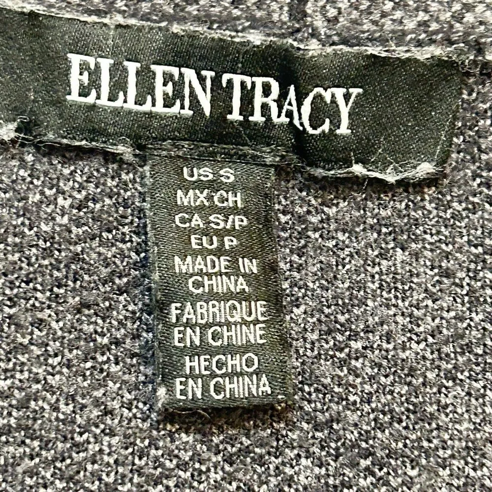 Ellen Tracy Open Front Knit Cardigan‎ Sz Small - Image 4