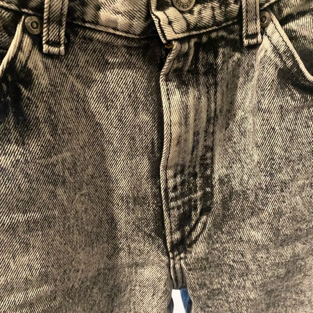 Vintage Lee white black grayish ash wash skinny denim jeans - Image 8