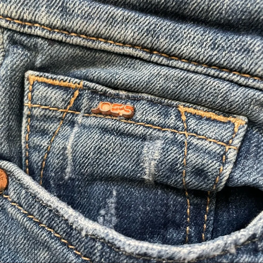 JOE’S Jeans Socialite Kicker, Elizabeth wash cropped, cuffed jeans, size W27 - Image 12