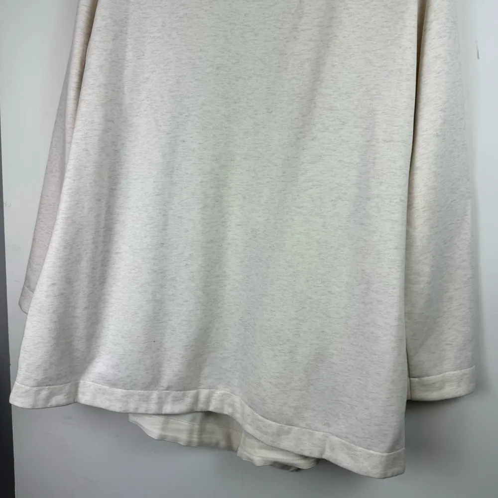UGG Janni Fleece Cardigan Sz XL Oatmeal Open Front - Image 15