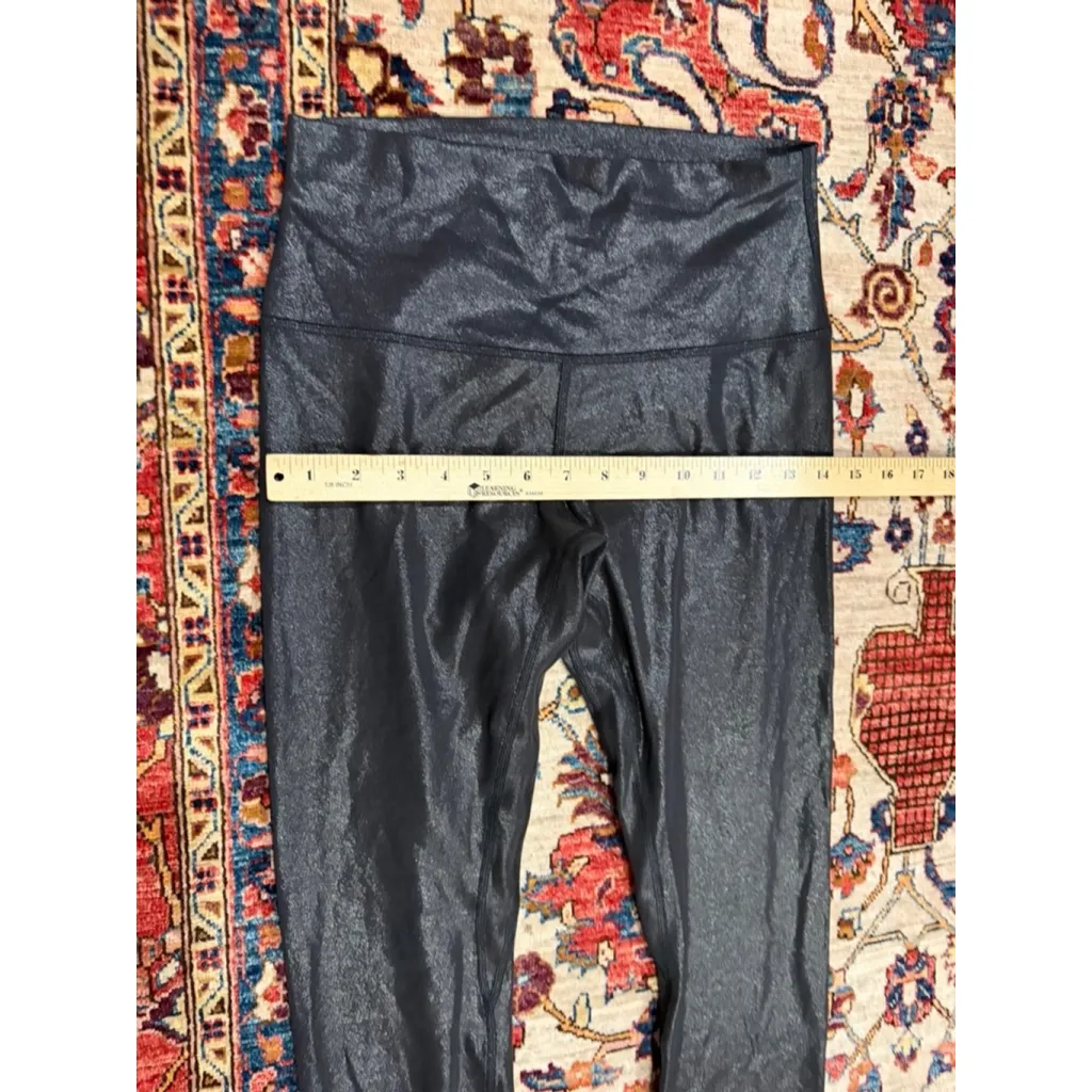 Lululemon Align High-Rise Pant 25" in Shine Radiate Foil Print Black Size 8 - Image 3