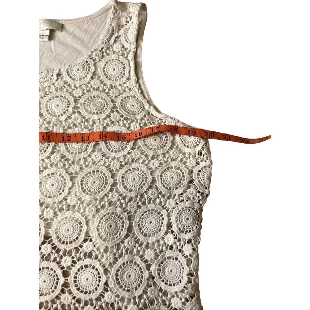 Forever 21 Plus Sizes Knit Boho Bohemian Tank Top Hippie Boho Indie - Image 7