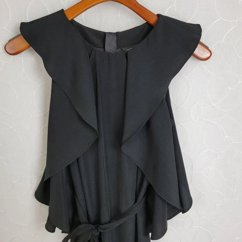 Guess by Marciano Women's Black Ruffle Dress XS - Image 3