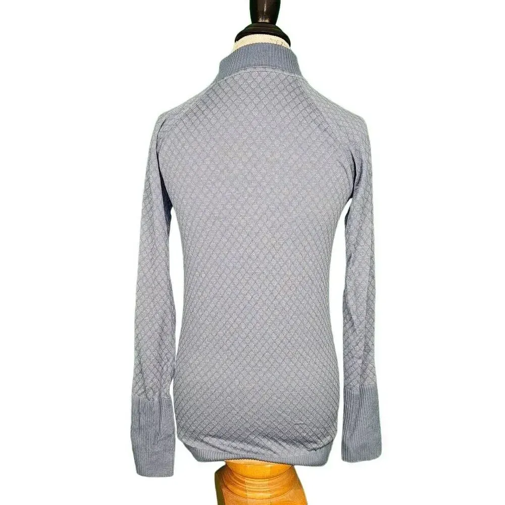 Lululemon Womens Blue‎ Rest Less 1/2 Zip Pullover Small - Image 2
