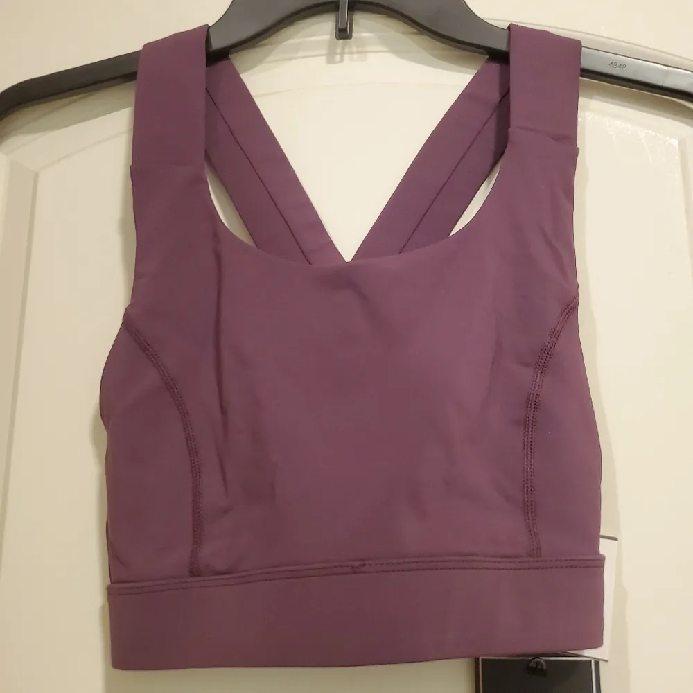 Glyder Purple Sports Bra Moisture Absorption - Image 7