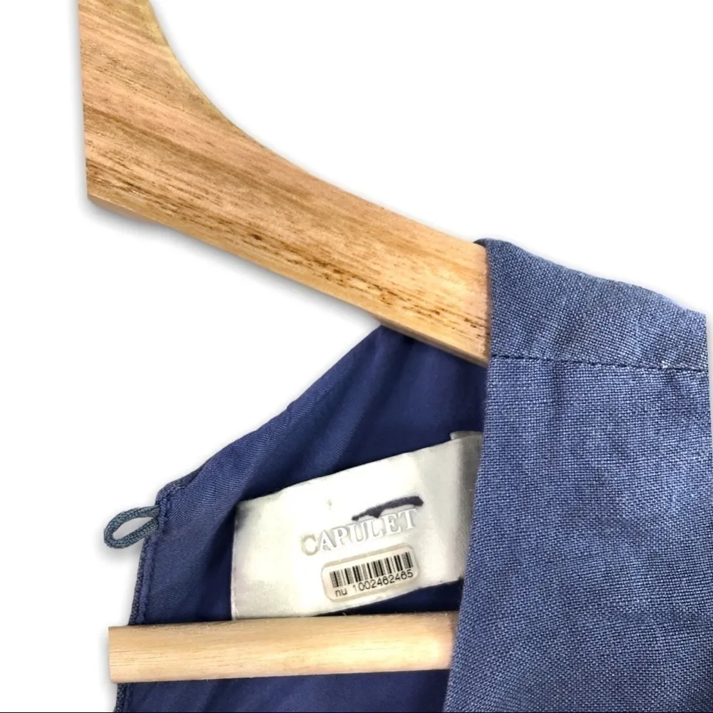 Revolve Capulet - Anais Wrap Crop Top Vintage Blue - Small - Image 7