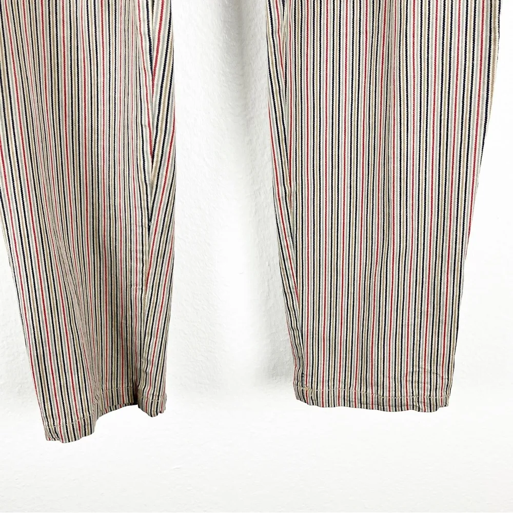 PERUVIAN CONNECTION Multicolored Striped Pants, Size 10 - Image 10