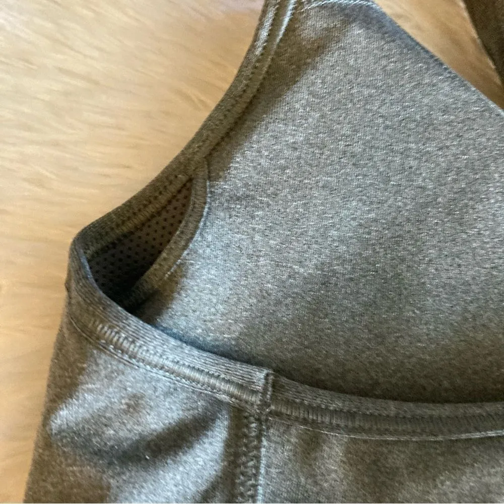 Nike Pro Gray Racerback Sports Bra Medium Lightly Padded - Image 7