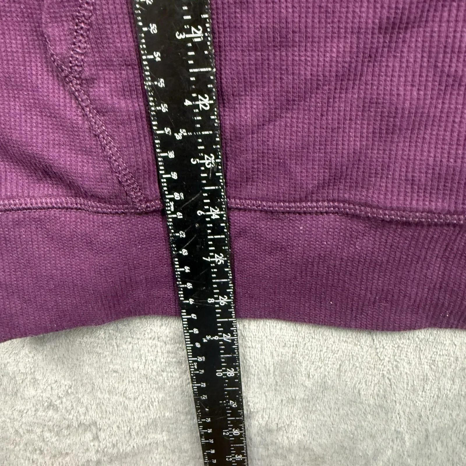 Eddie Bauer Sweater Womens Medium Purple Knit Turtle Neck Pullover Sweatshirt - Image 5