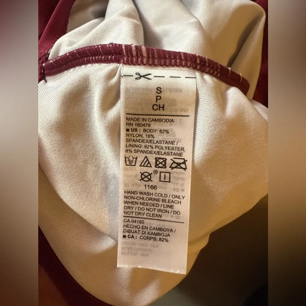 Women's One Piece Maternity Swimsuit size small P purple - Image 8