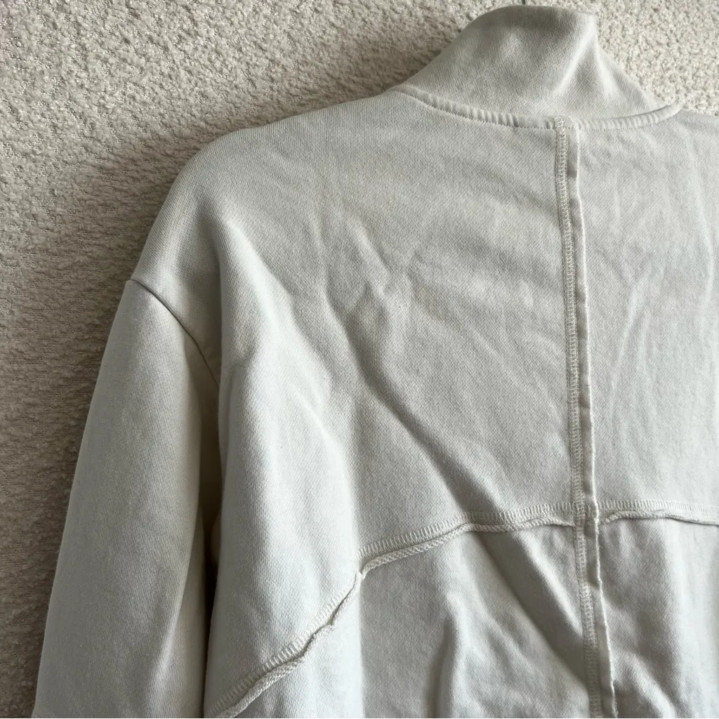 Sweaty Betty Women’s Revive Half Zip Top‎ Lily White Crop Size 6 / Small - Image 12