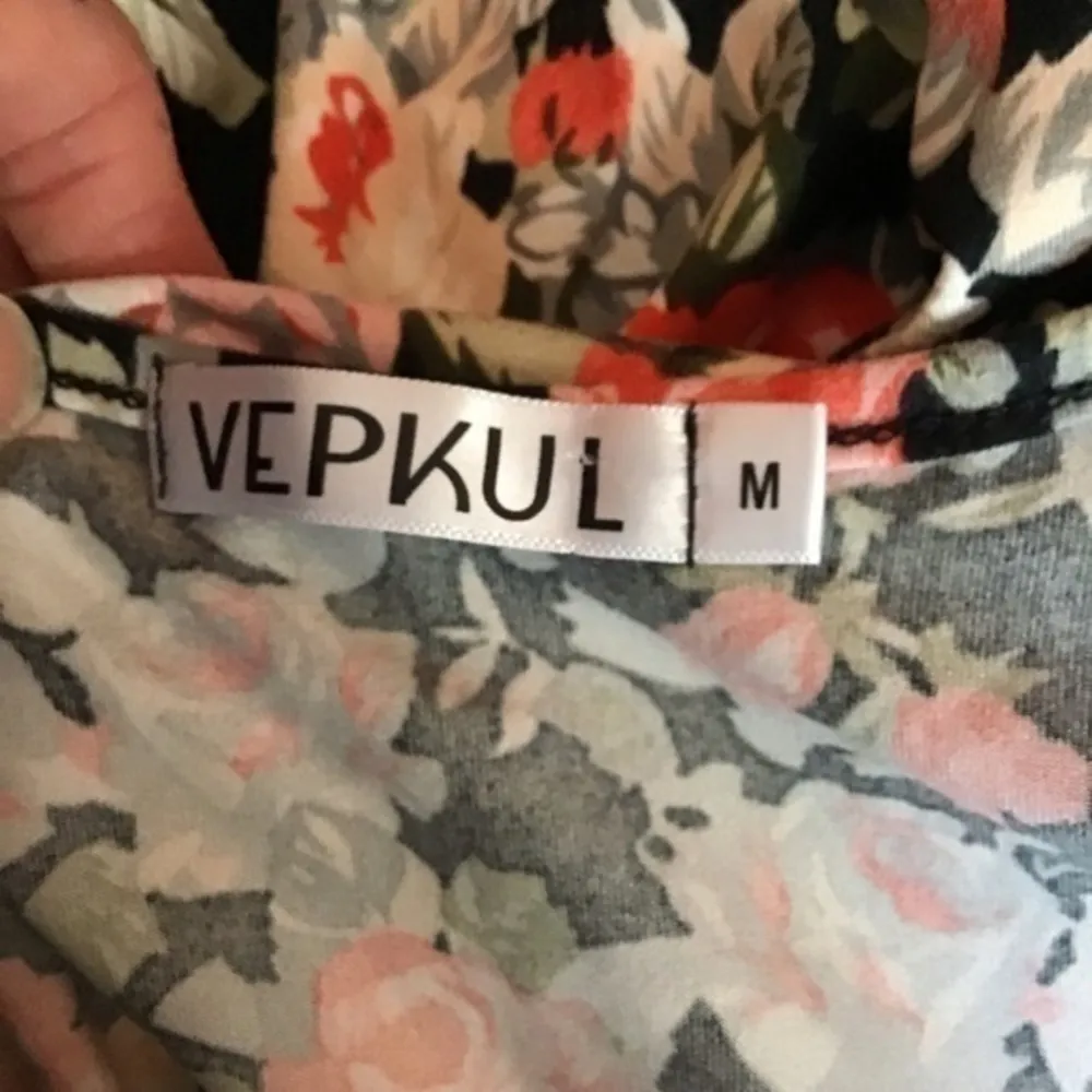 Floral drop waist dress Black Size M - Image 2