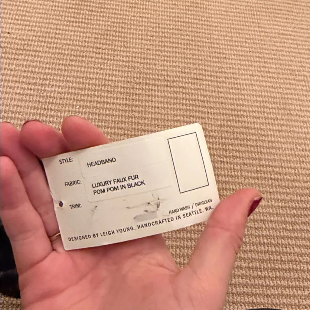 Pandemonium Millinery Faux Fur Headband - Image 5