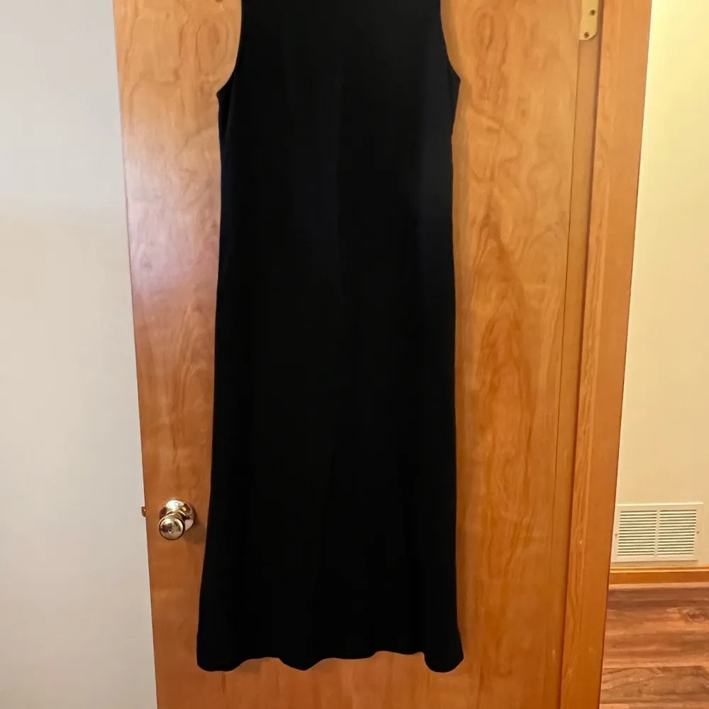 Ralph Lauren Black Dress A-Line Viscose Wool Blend Career Party NWT Size 12 $498 - Image 2