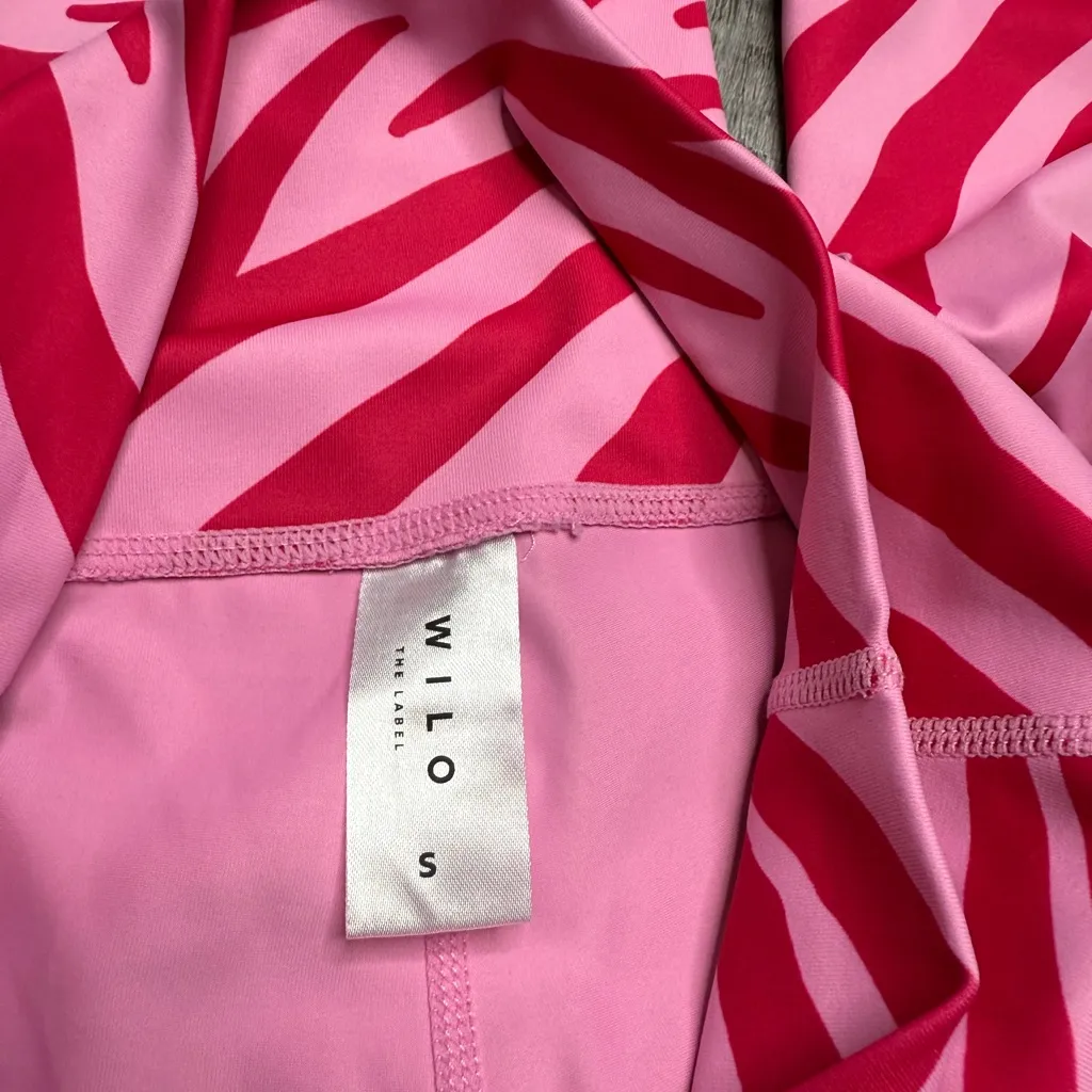 Wilo The Label Pink Zebra Print Leggings - Image 7