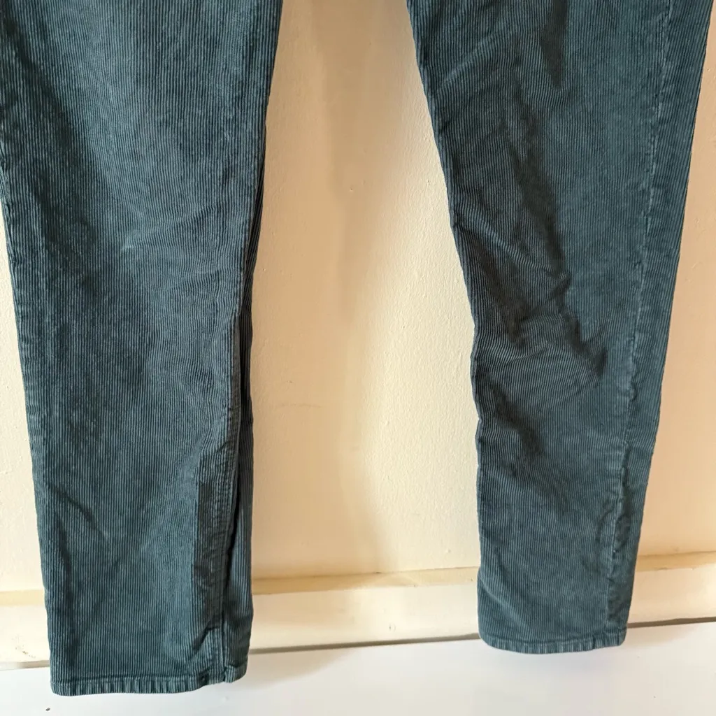 American Eagle Corduroy Pants Women’s Green Mom StraightCotton Blend SZ 4 Reg - Image 5